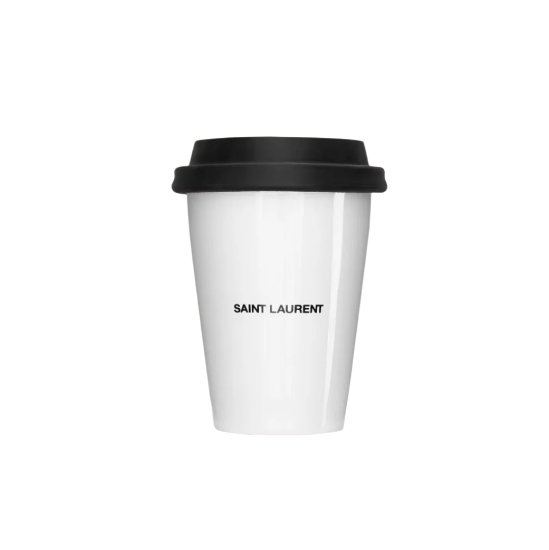 Saint Laurent - Small Coffee Mug In Ceramic