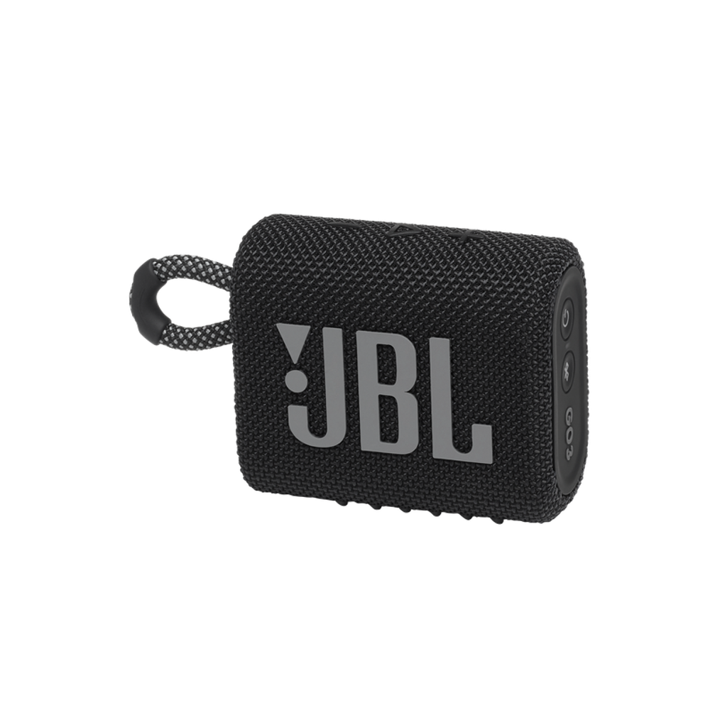 JBL - Go 3 Black Portable Waterproof Wireless Speaker